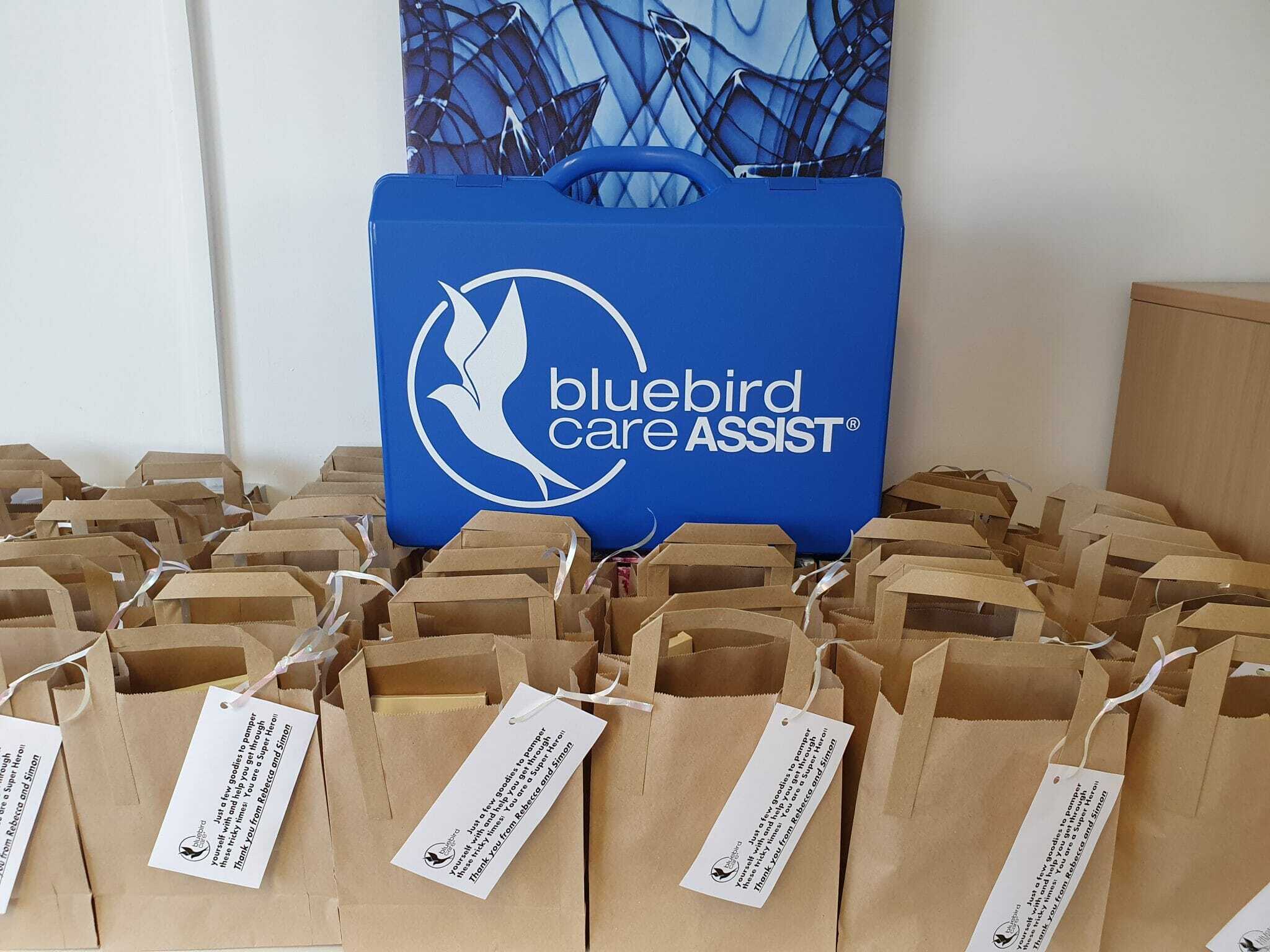 Bluebird Care pamper packs